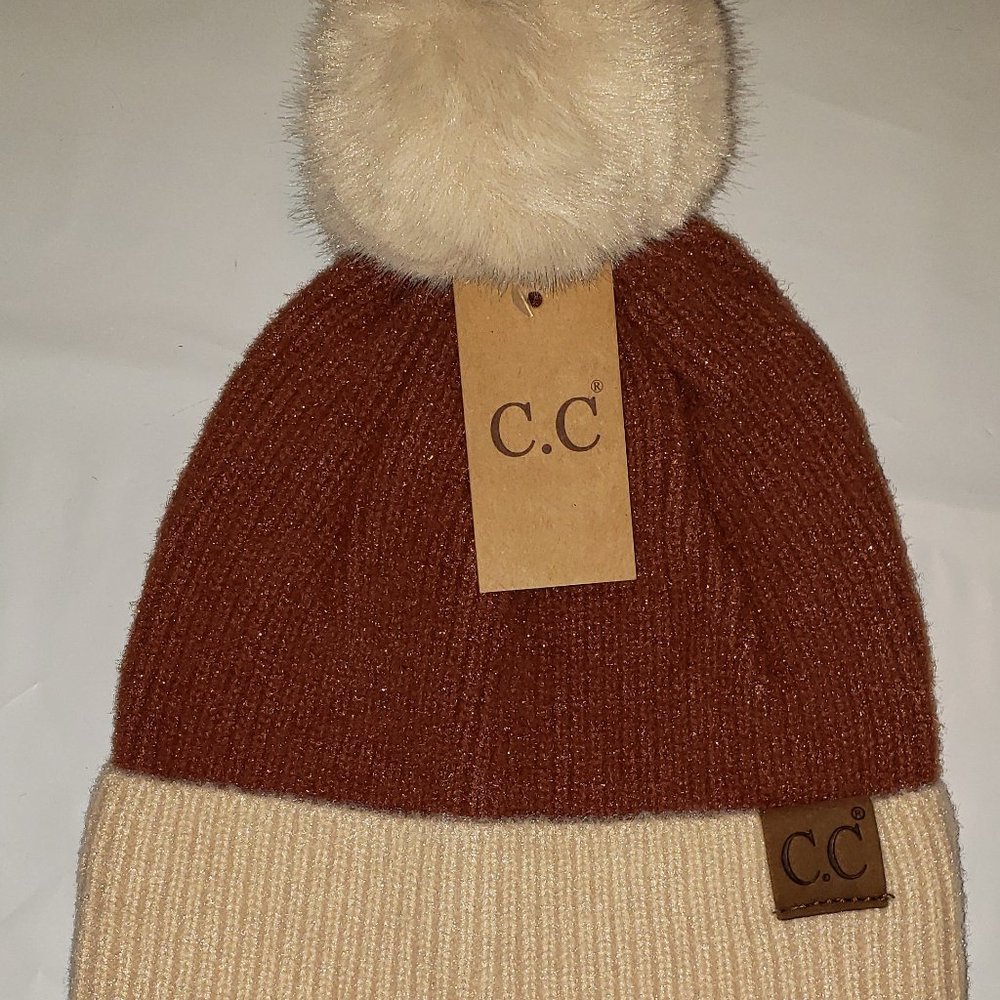 Rust Beanie w/ Cuff